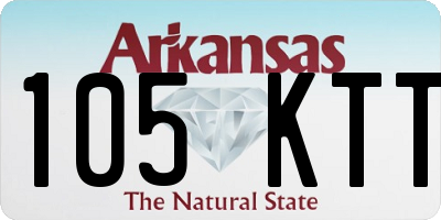 AR license plate 105KTT
