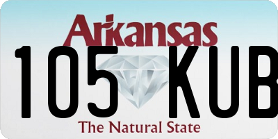 AR license plate 105KUB