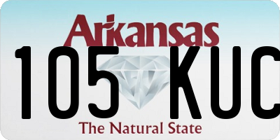 AR license plate 105KUC