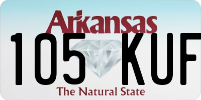 AR license plate 105KUF