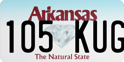 AR license plate 105KUG