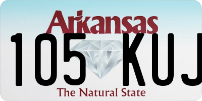 AR license plate 105KUJ
