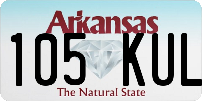AR license plate 105KUL