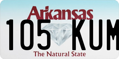 AR license plate 105KUM