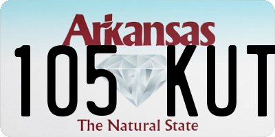 AR license plate 105KUT