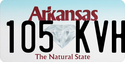 AR license plate 105KVH