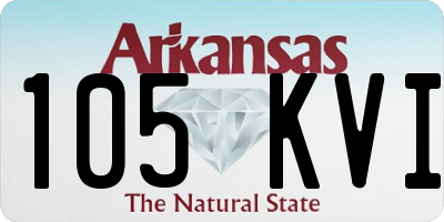 AR license plate 105KVI