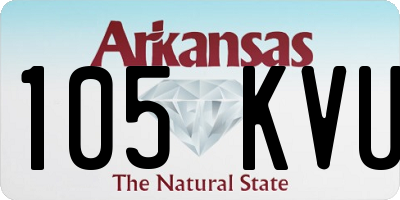 AR license plate 105KVU