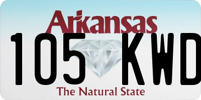 AR license plate 105KWD