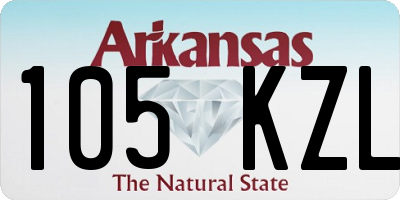 AR license plate 105KZL