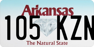 AR license plate 105KZN