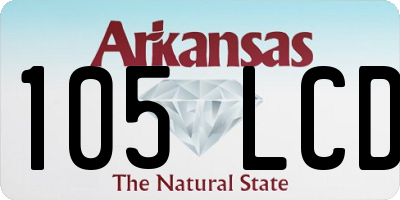 AR license plate 105LCD