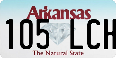AR license plate 105LCH
