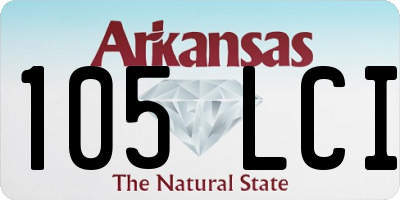 AR license plate 105LCI