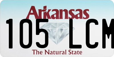 AR license plate 105LCM