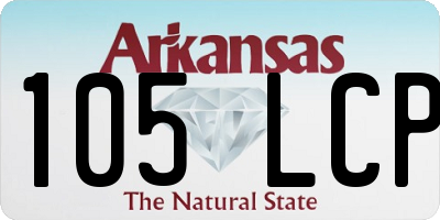 AR license plate 105LCP
