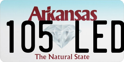 AR license plate 105LED