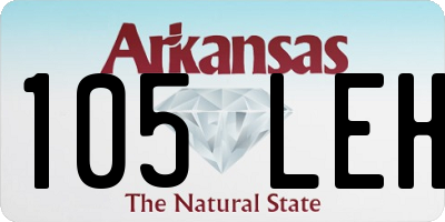 AR license plate 105LEH