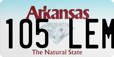 AR license plate 105LEM