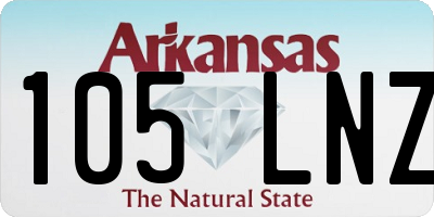 AR license plate 105LNZ