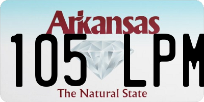 AR license plate 105LPM