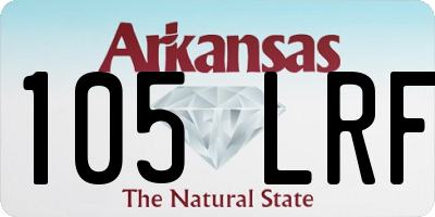 AR license plate 105LRF