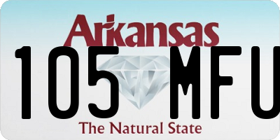 AR license plate 105MFU