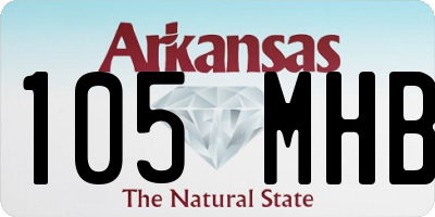 AR license plate 105MHB