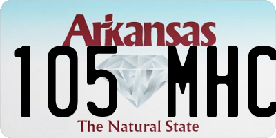 AR license plate 105MHC