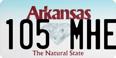 AR license plate 105MHE