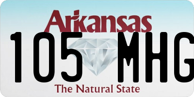 AR license plate 105MHG