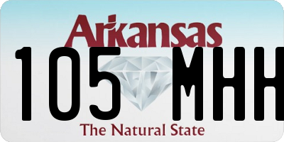 AR license plate 105MHH