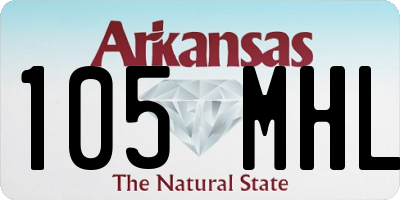 AR license plate 105MHL
