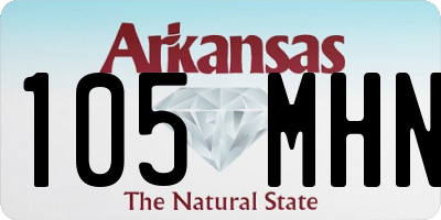 AR license plate 105MHN