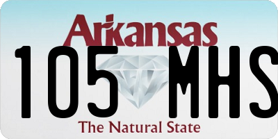 AR license plate 105MHS