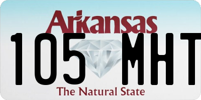 AR license plate 105MHT