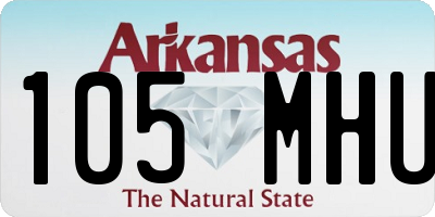 AR license plate 105MHU