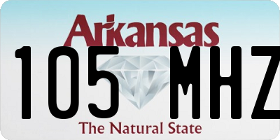 AR license plate 105MHZ