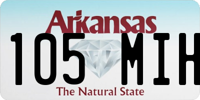 AR license plate 105MIH