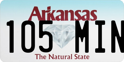 AR license plate 105MIN