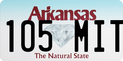 AR license plate 105MIT