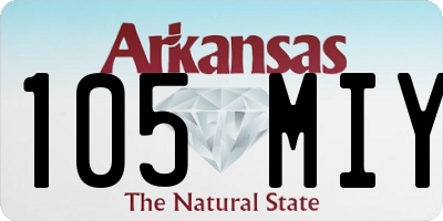 AR license plate 105MIY