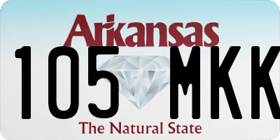 AR license plate 105MKK