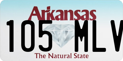 AR license plate 105MLV