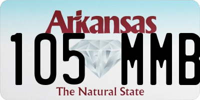 AR license plate 105MMB
