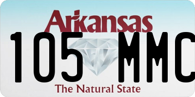 AR license plate 105MMC