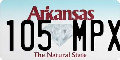 AR license plate 105MPX