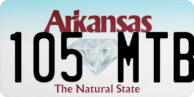 AR license plate 105MTB