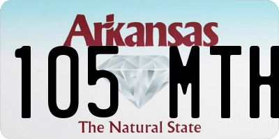 AR license plate 105MTH
