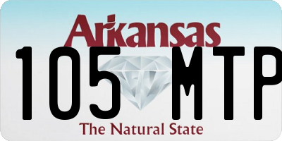 AR license plate 105MTP